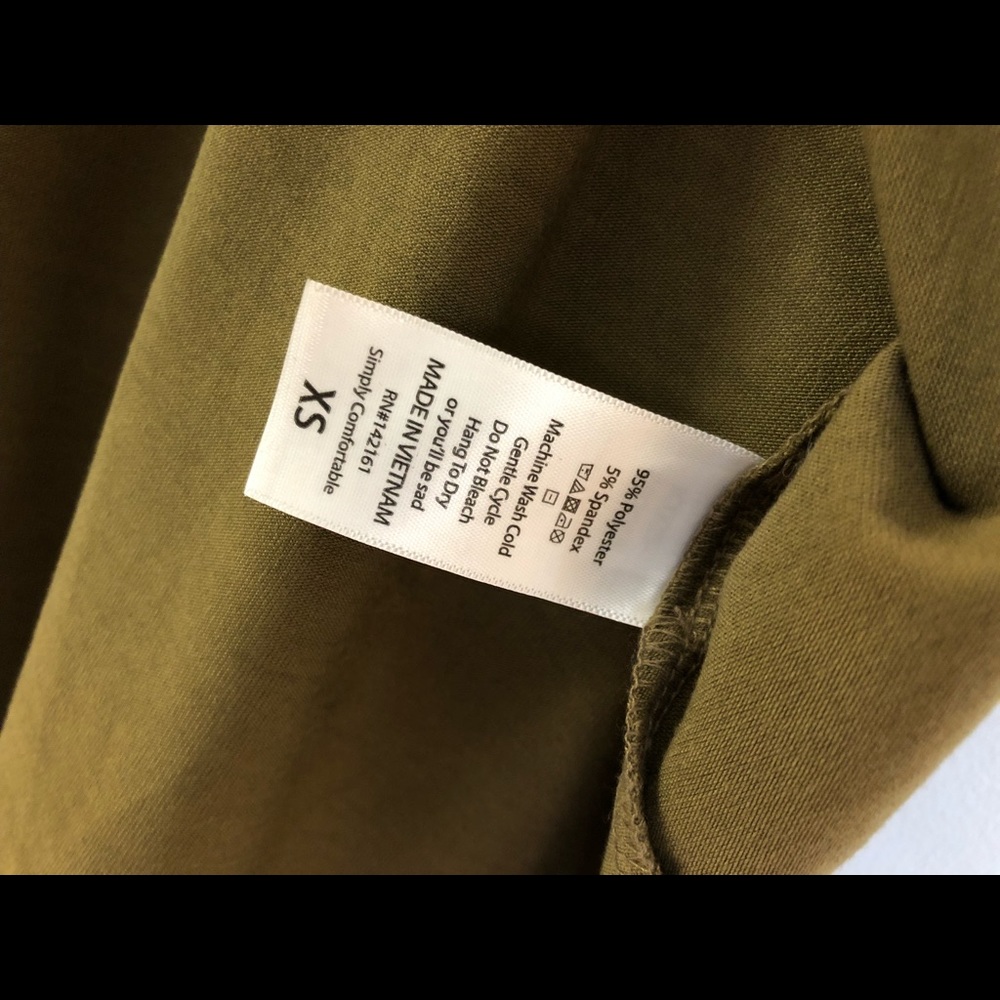 LuLaRoe Carly Olive Dress - Picture 4 of 5